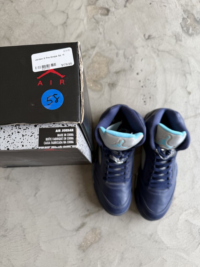 Jordan 5 Pre-Grape Sz. 11.5