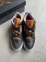 Jordan 3 Black Cement Gold Sz. 10.5W | 9M