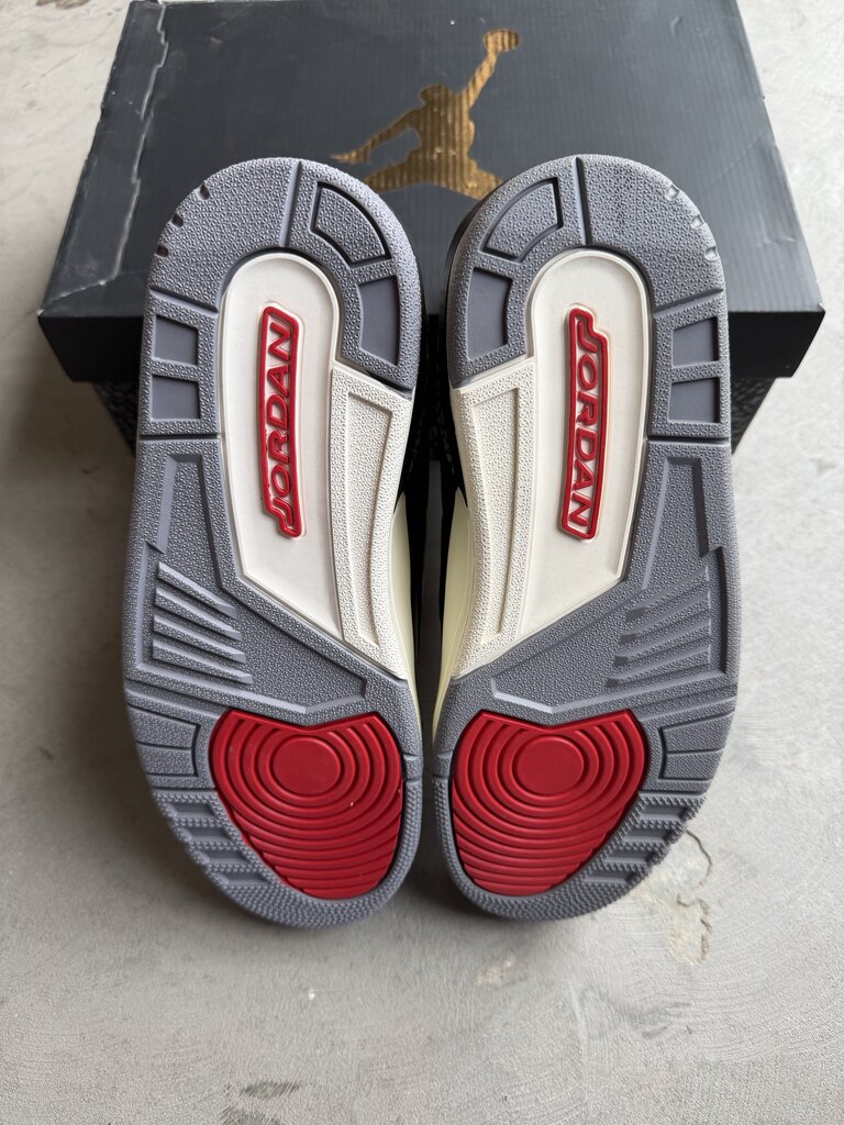 Jordan 3 Black Cement Gold Sz. 10.5W | 9M