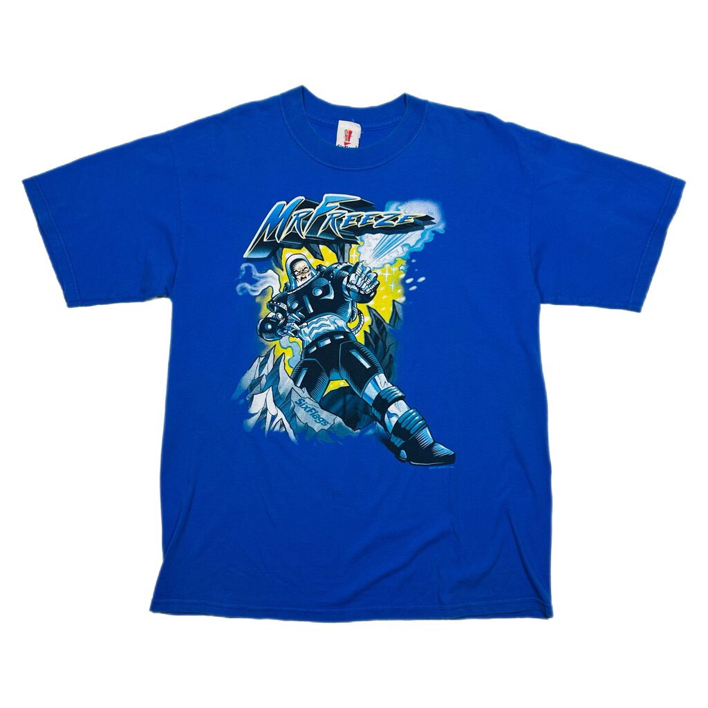 1999 Mr Freeze Tee Blue Sz. L