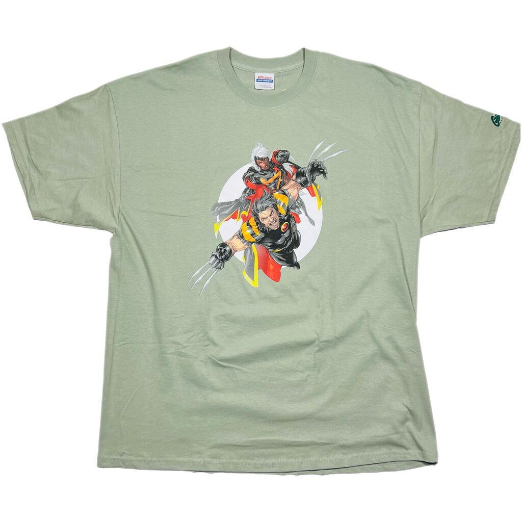 1999 Marvel Captain America Tee Blue Sz. M