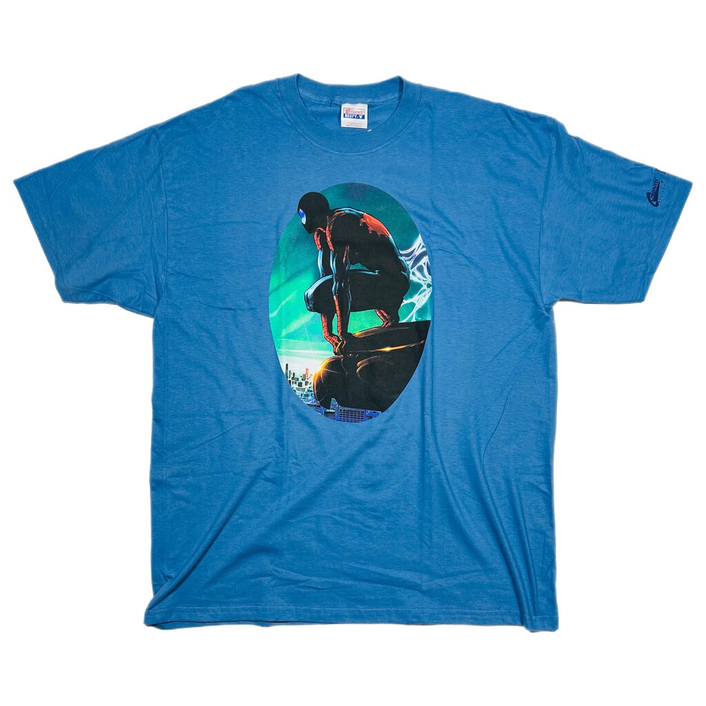2003 Marvel Spiderman Perch Tee Turquoise Sz. XL