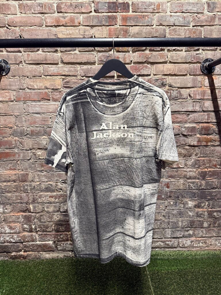 1995 Alan Jackson All Over Print Tee Sz. L