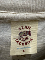 1995 Alan Jackson All Over Print Tee Sz. L