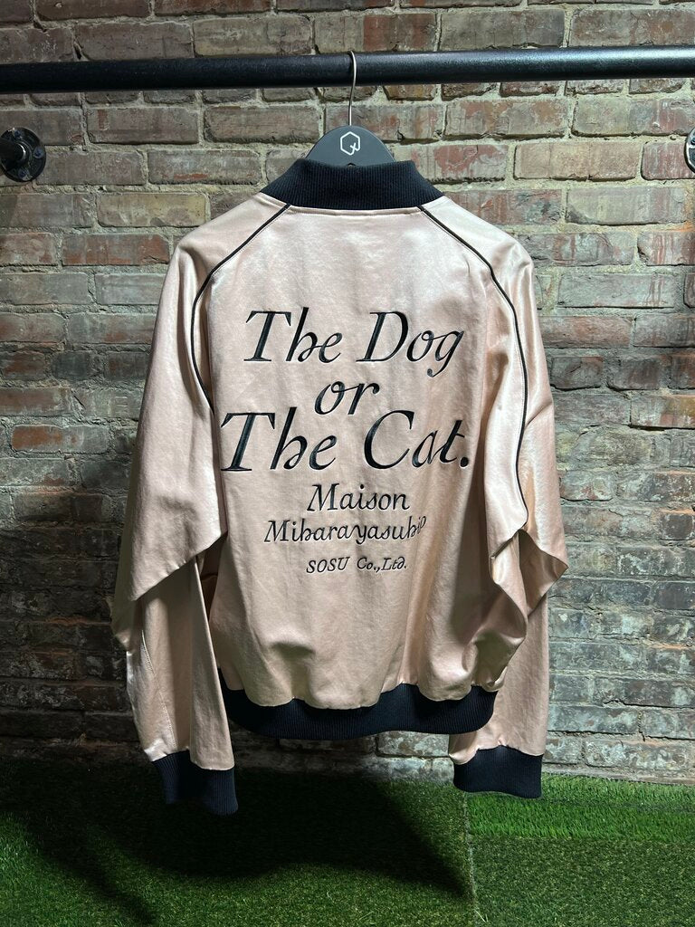 MMY The Dog Or The Cat Satin Jacket Pink Sz. 48