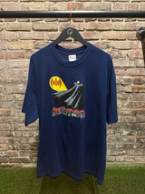 2001 Batman Animated Series Bat Signal Tee Navy Sz. XL