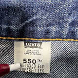 Levi's Straight Leg Slant Seam Denim Pants Stonewash Sz. 28 x 32