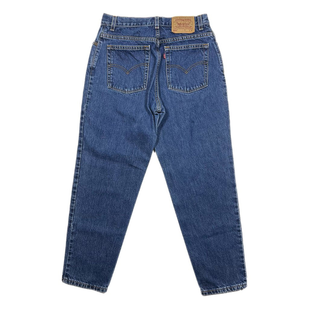 Levi's Straight Leg Slant Seam Denim Pants Stonewash Sz. 28 x 32