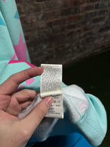 BAPE Sta Pattern Hoodie Teal Sz. XXXL