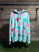 BAPE Sta Pattern Hoodie Teal Sz. XXXL