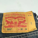 Vintage Y2K Levi's 501 Denim Indigo Sz. 38 x 34