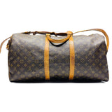 Louis Vuitton Monogram Keepall 55 W/ Strap