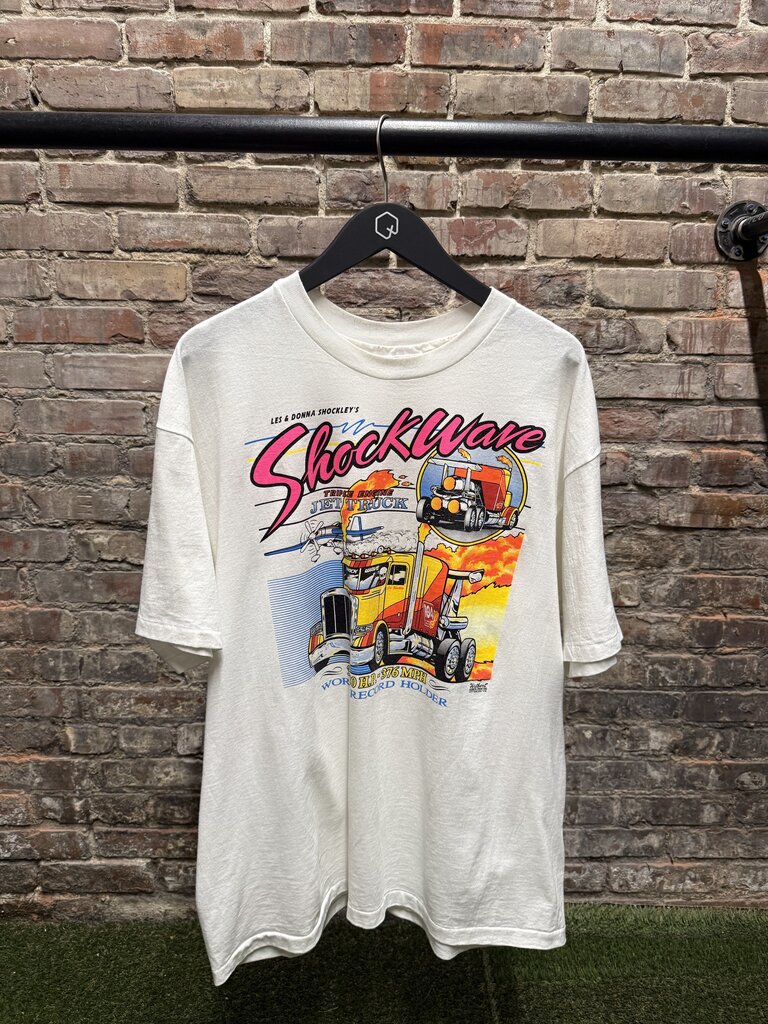 Vintage Shockwave Tee White Sz. XL