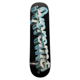 Supreme Chrome Logo Skate Deck Black