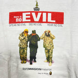 1995 Vintage BAPE See No Evil Tee White Sz. S