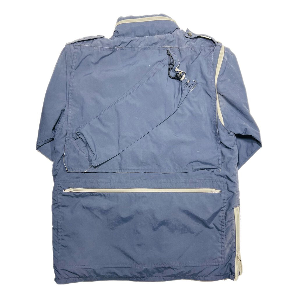 Vintage Multi Pocket Cargo Jacket Navy Sz. L