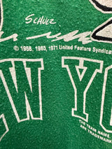 1971 Snoopy Joe's New York Jets Tee Green Sz. L