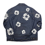 Denim Tears Cotton Wreath Jean Jacket Black Sz. M