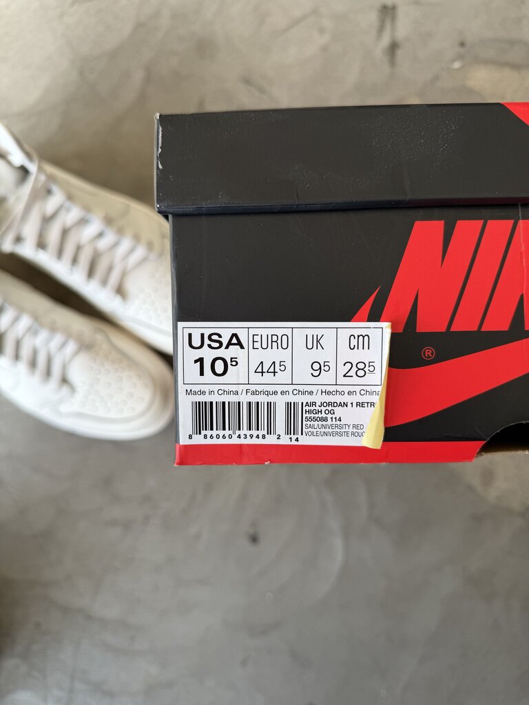 Jordan 1 Sail Sz. 10.5