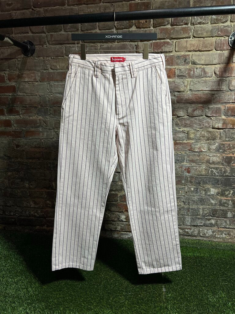 Supreme Pin Stripe Work Pant Light Pink Sz. 30