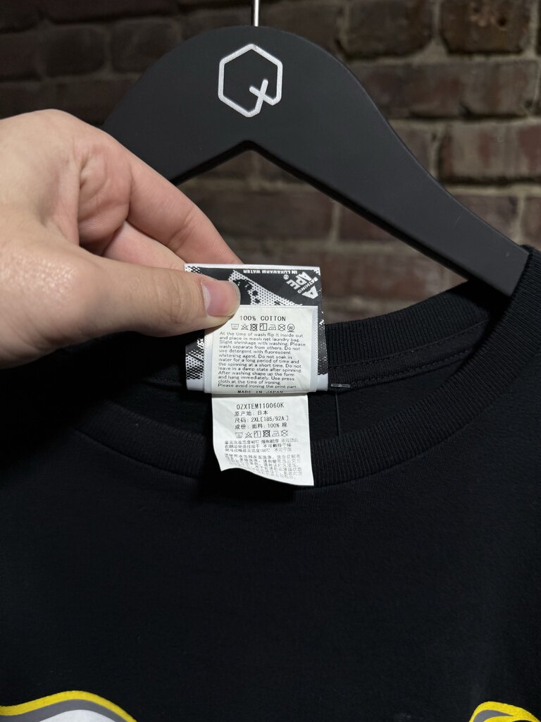 BAPE Shadow Ape Tee Black Sz. XXL