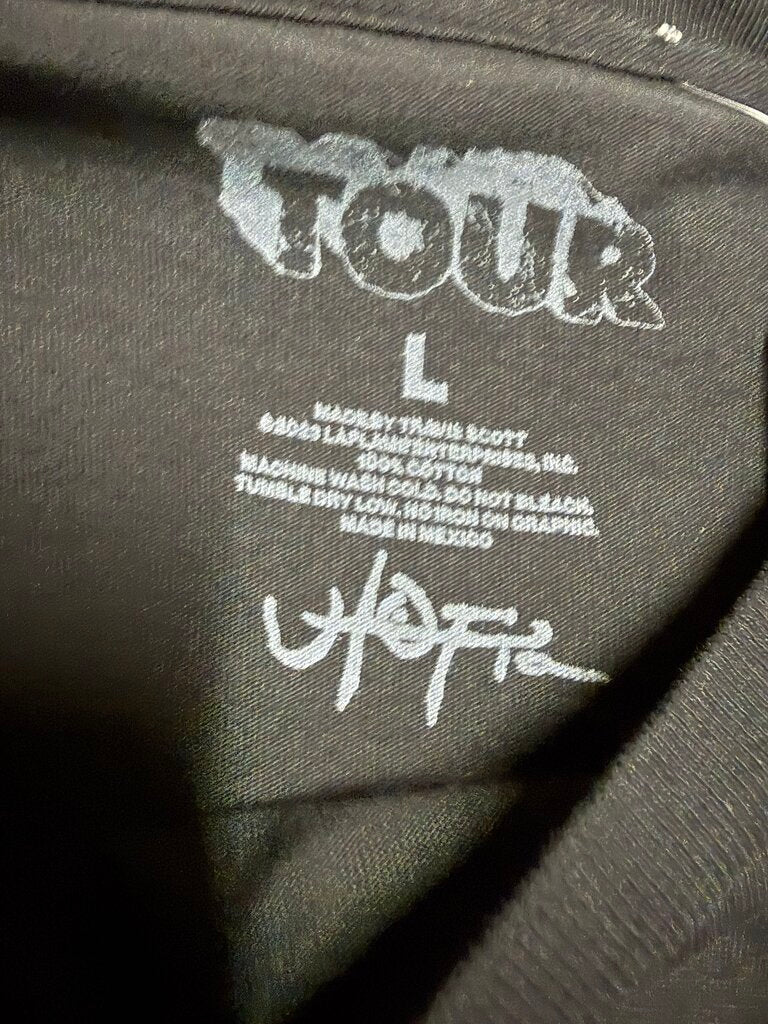 Travis Scott Utopia I Know Tee Black Sz. L