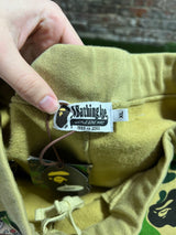 BAPE ABC Camo Crystal Apehead Sweatpants Green Sz. XL