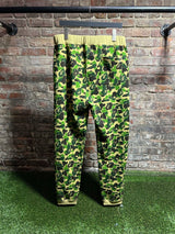 BAPE ABC Camo Crystal Apehead Sweatpants Green Sz. XL