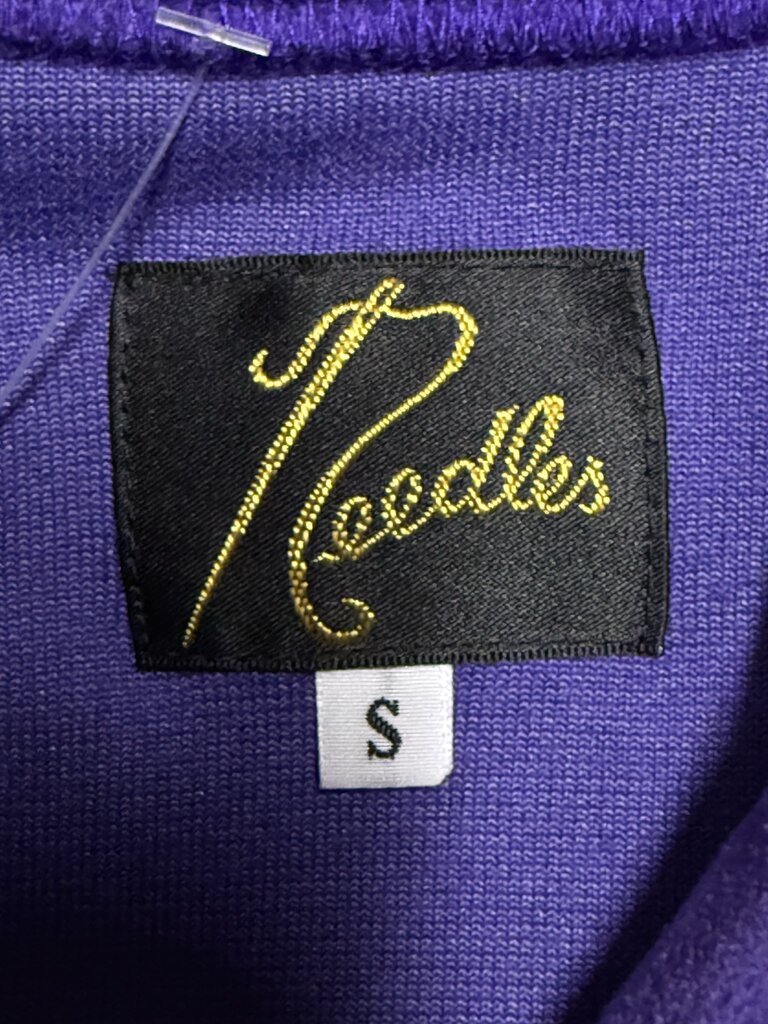 Needles Velour Track Jacket Purple Sz. S