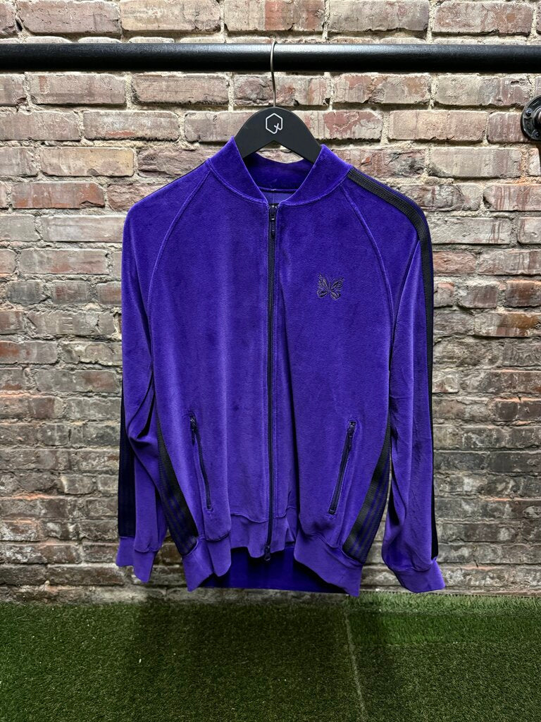 Needles Velour Track Jacket Purple Sz. S