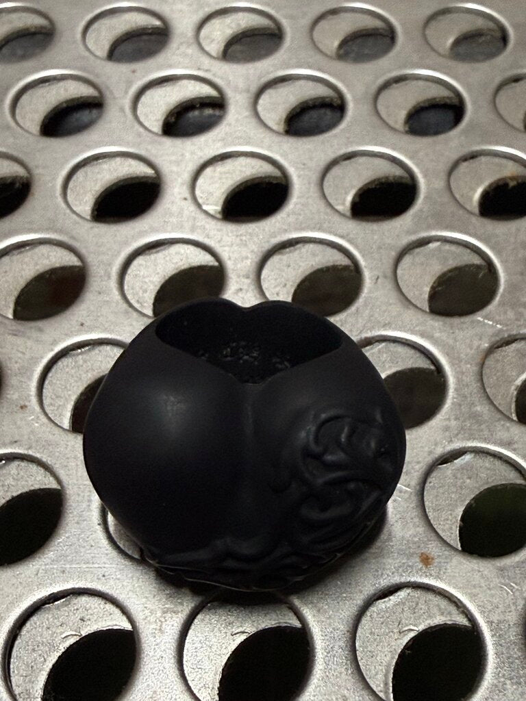 Chrome Hearts Heart Silicone Ring Black