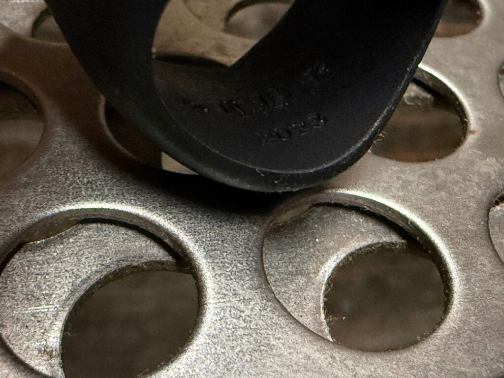 Chrome Hearts Heart Silicone Ring Black