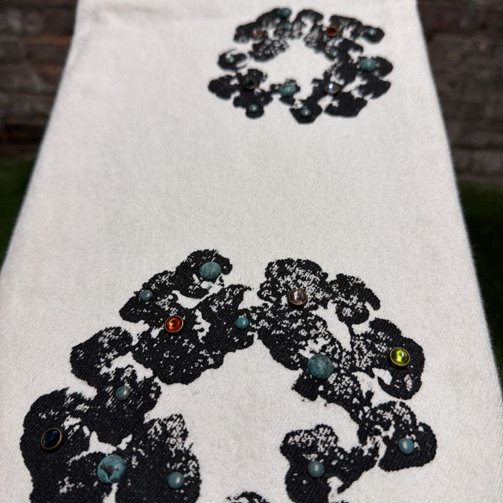 Denim Tears Rhinestone Cotton Wreath Jeans White Sz. 32