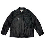 Vintage Nascar #29 Leather Jacket Black Sz. XL