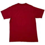 Vintage 90s Stussy Center Print Tee Cardinal Red Sz. M