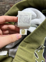 BAPE Green Psych Camo Shark Sweatpants Sz. M