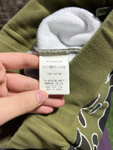 BAPE Green Psych Camo Shark Sweatpants Sz. M
