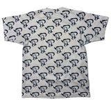 Vintage Virginia Cavaliers AOP Tee White/Navy Sz. L