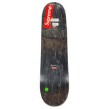 Supreme Distorted Logo Skate Deck Black