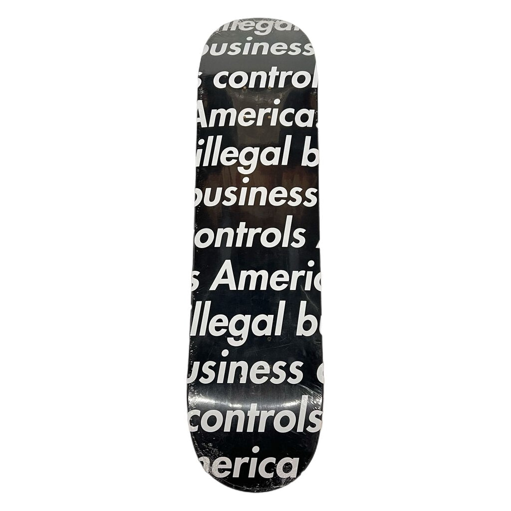 Supreme Illegal Business Skate Deck Black