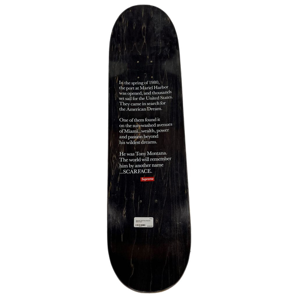 Supreme Scarface Shower Skate Deck