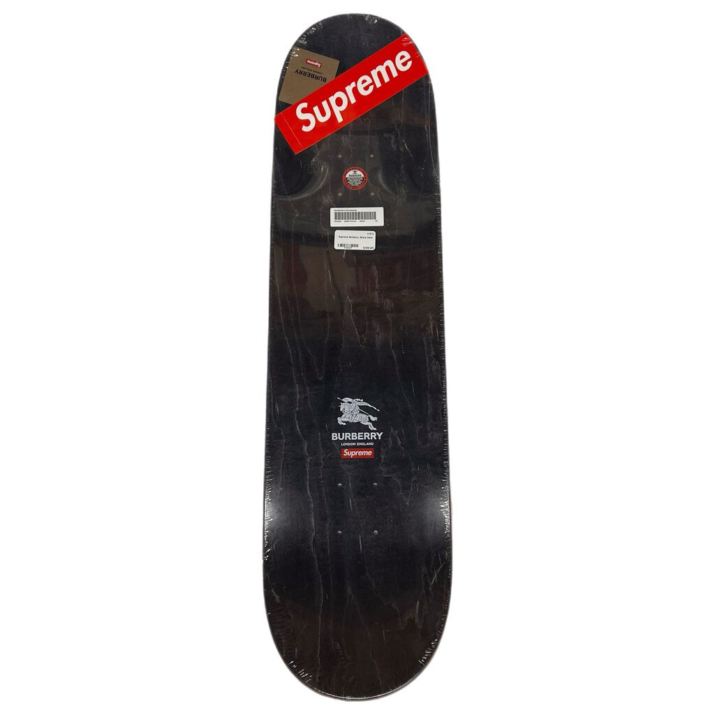 Supreme Burberry Skate Deck