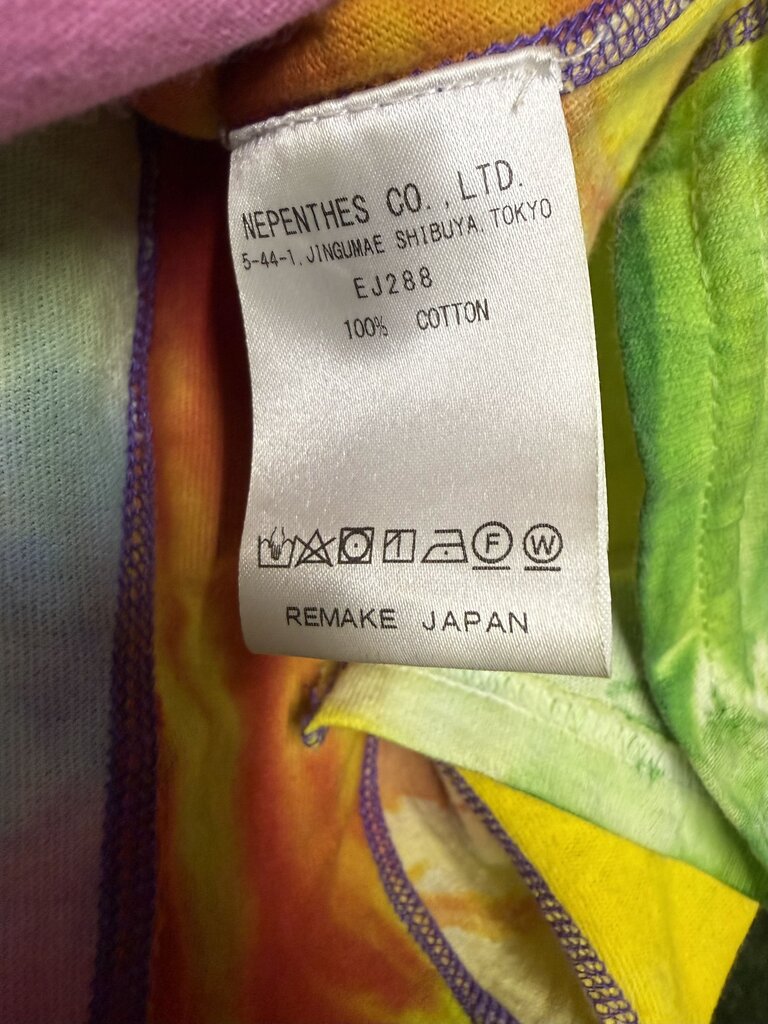 Needles 5-Cut Tee Tie Dye Sz. XL