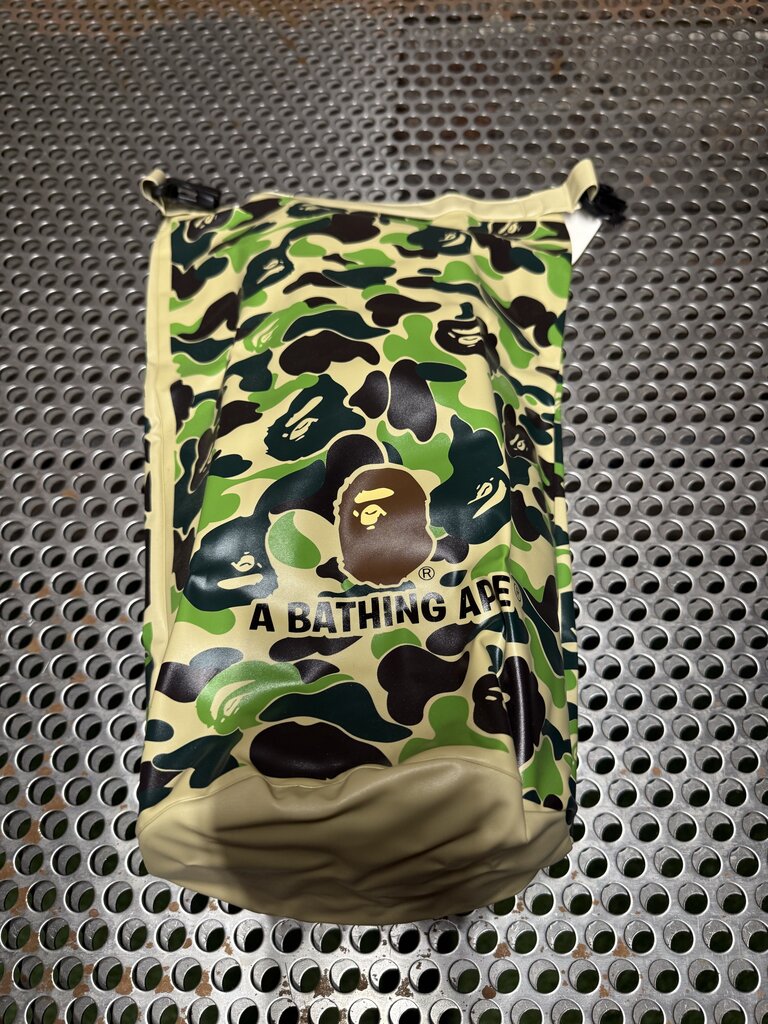 BAPE ABC Camo Dry Bag Green