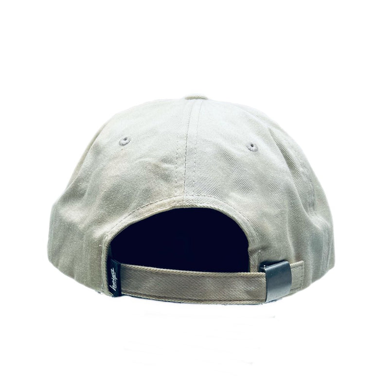 Stussy STU Arch Logo Strapback Hat Khaki
