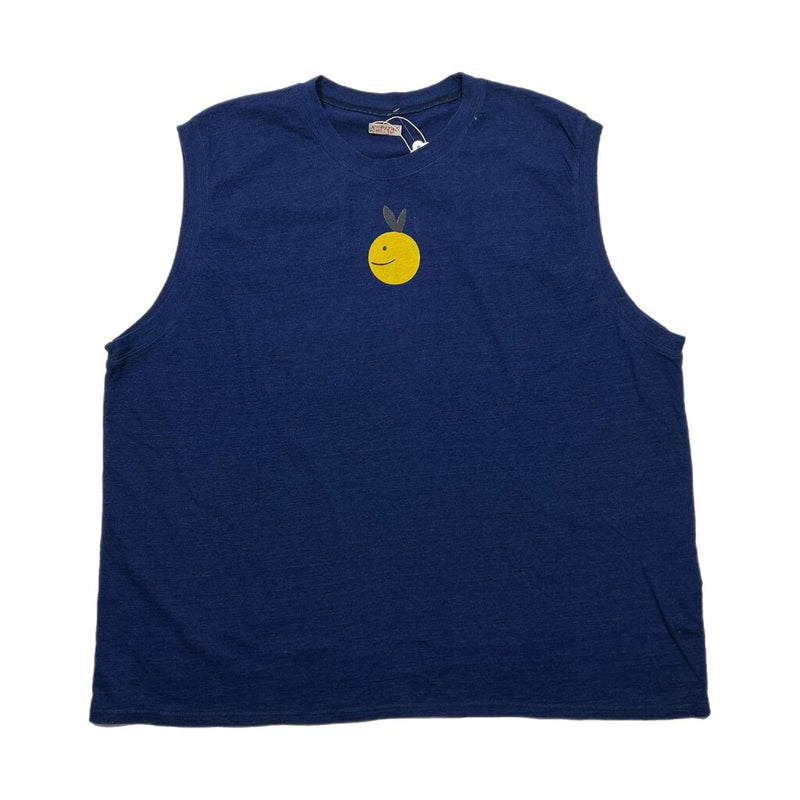 Kapital Money Bowey Sleeveless Tee Navy Sz. 3