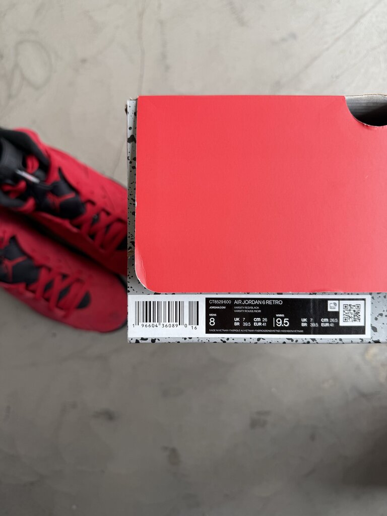 Jordan 6 Toro Bravo Sz. 8