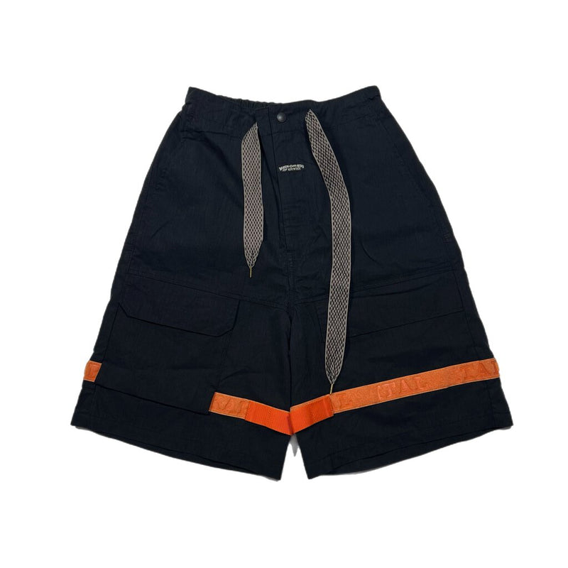 Kapital Shuttle Shorts Black/Orange Sz. 2