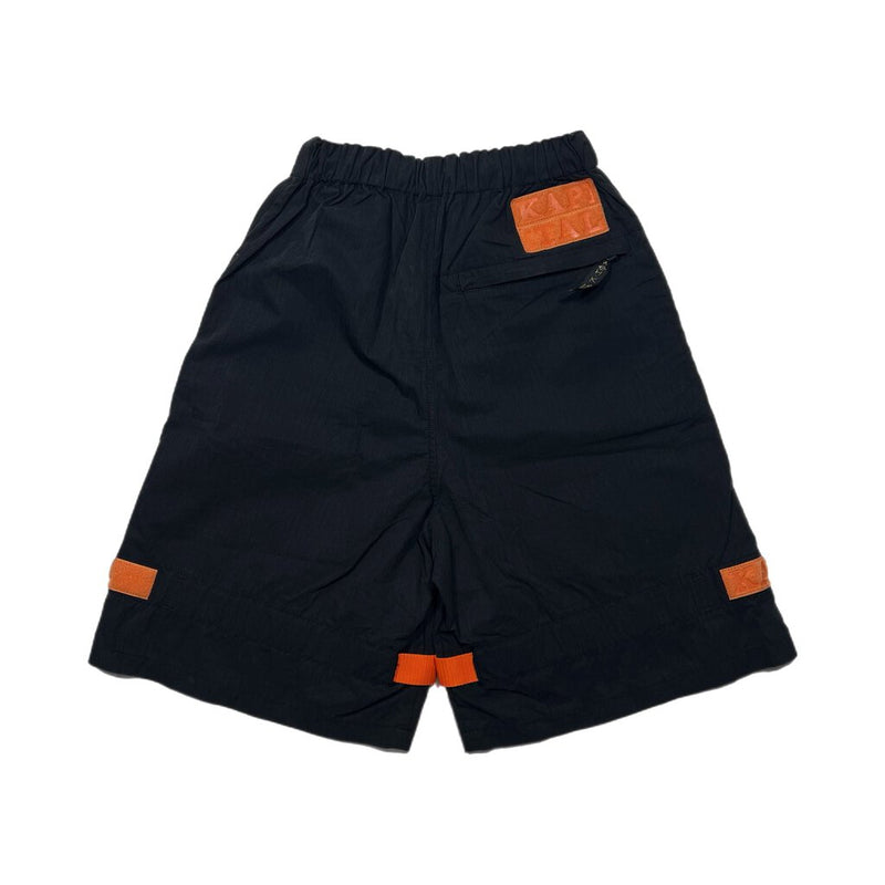 Kapital Shuttle Shorts Black/Orange Sz. 2