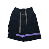 Kapital Shuttle Shorts Black/Purple Sz. 2